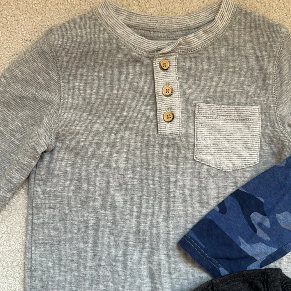 Boys’ 2T Long Sleeve Shirts - set of 3